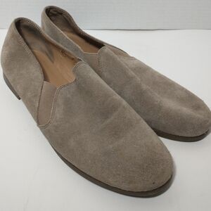 Franco Sarto Suede Loafer Slip On, Women's Size 9, Taupe
